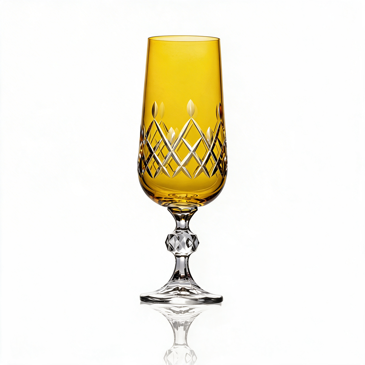 Flûte à champagne en cristallin taillé Aria