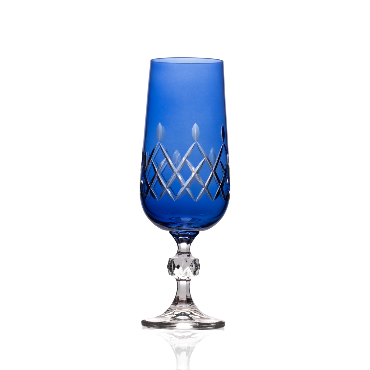 Aria Cut Crystal Champagne Flutes - Set Of 2