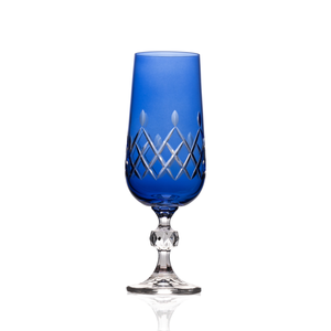 Aria Cut Crystal Champagne Flutes - Set Of 2