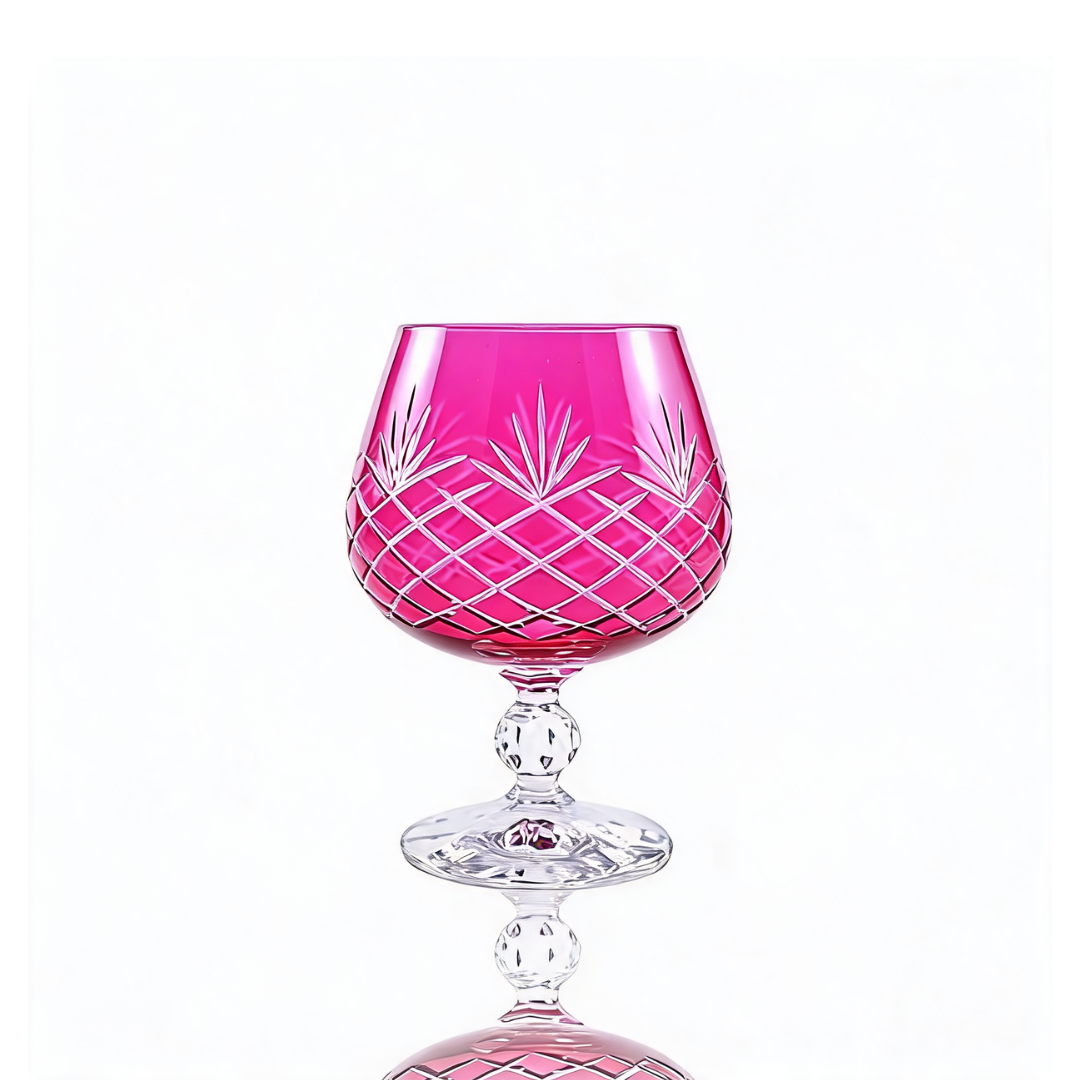 Ara Cut Crystal Cognac Glass