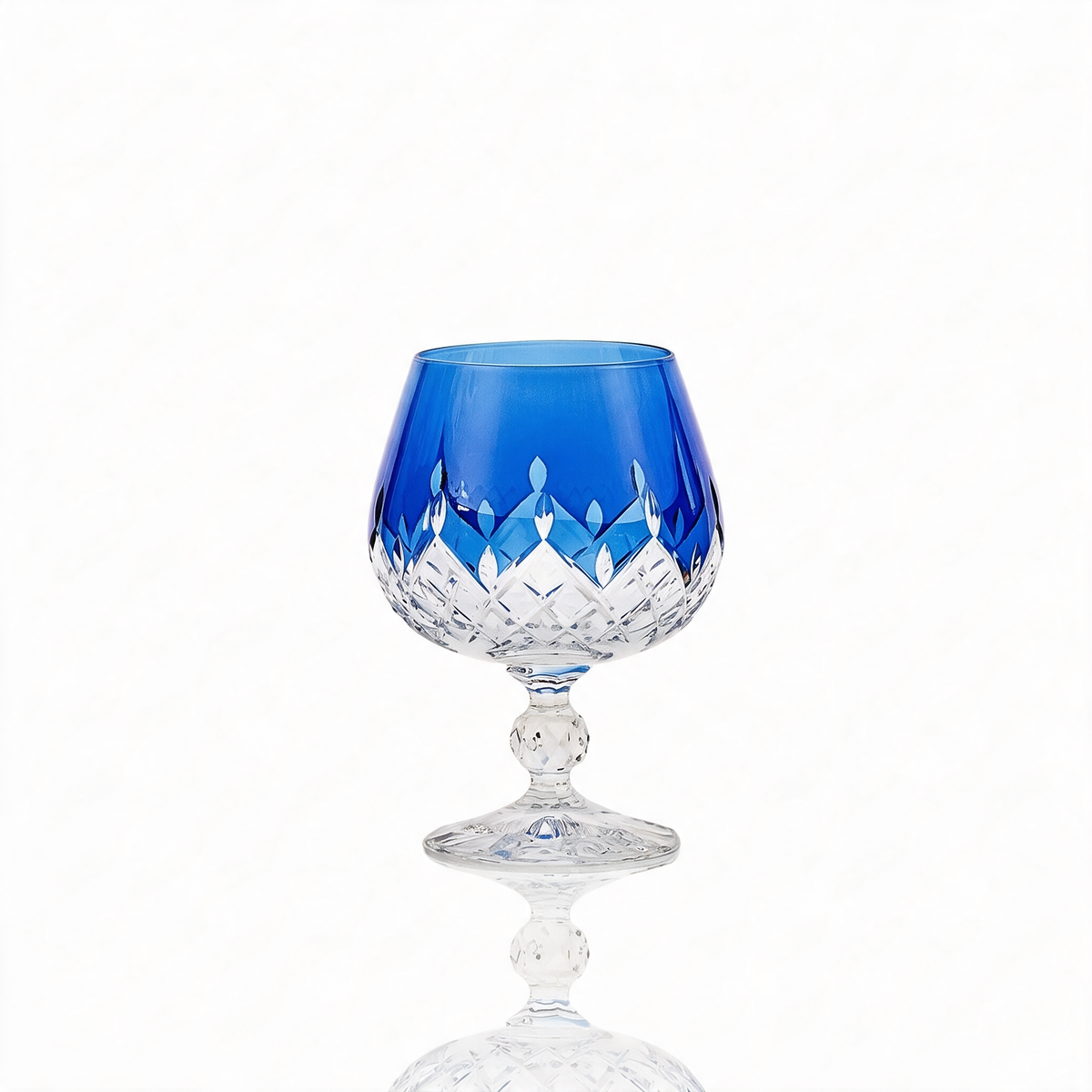 Aria geschliffenes Cognacglas