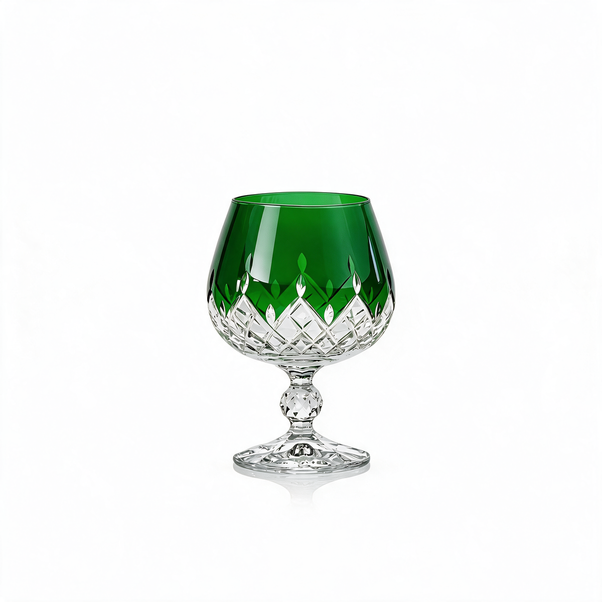 Aria geschliffenes Cognacglas