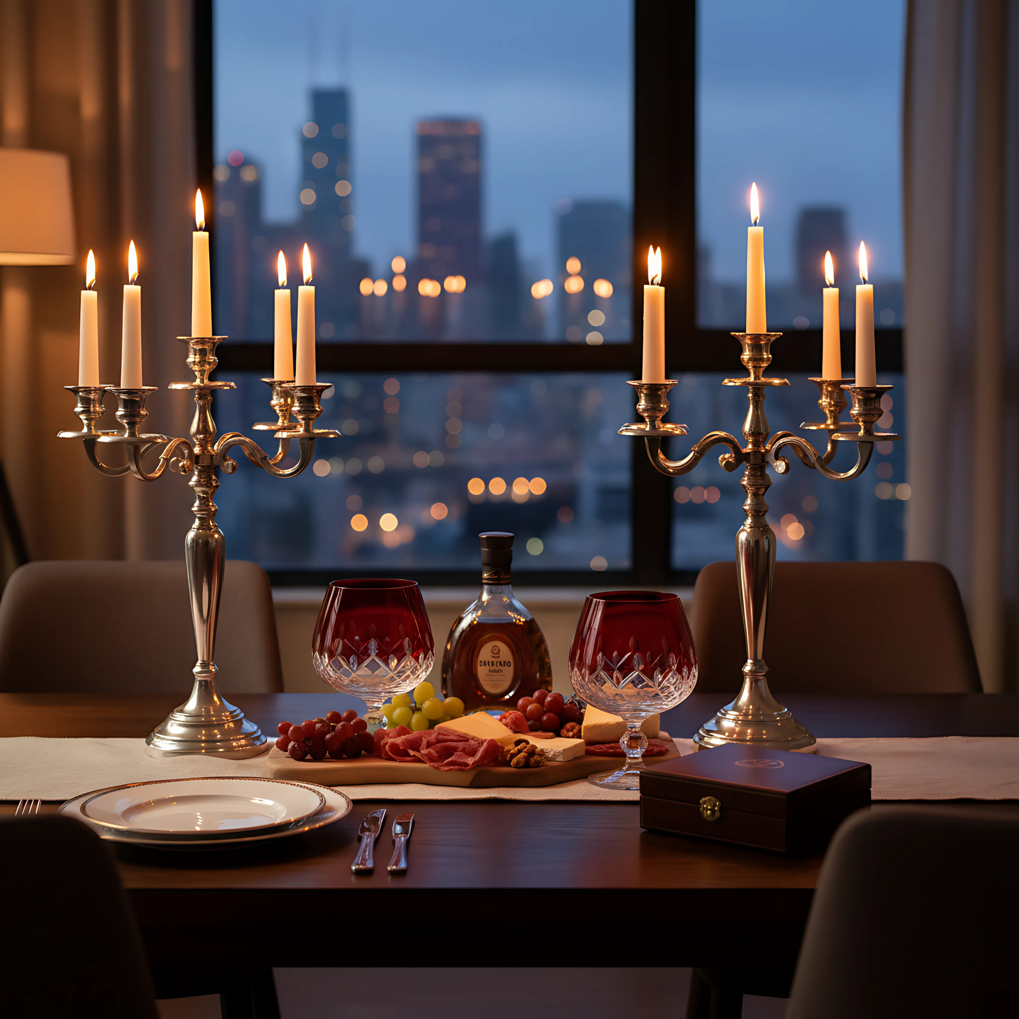 Aria Cut Crystal Cognac Glasses - Set Of 2 - Margerie Crystal USA