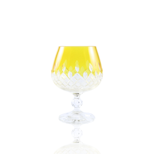 Aria Cut Crystal Cognac Glasses