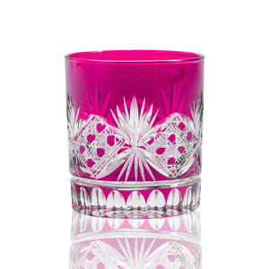 Victorian Cut Double Old Fashioned Glasses - Set Of 2