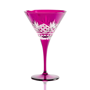 Victorian Cut Martini Glasses - Set Of 2
