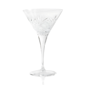 Victorian Cut Martini Glasses - Set Of 2