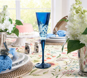 Antique Cut Champagne Flutes