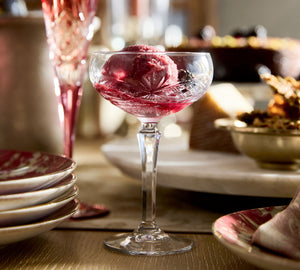 Antique Cut Coupe Glasses