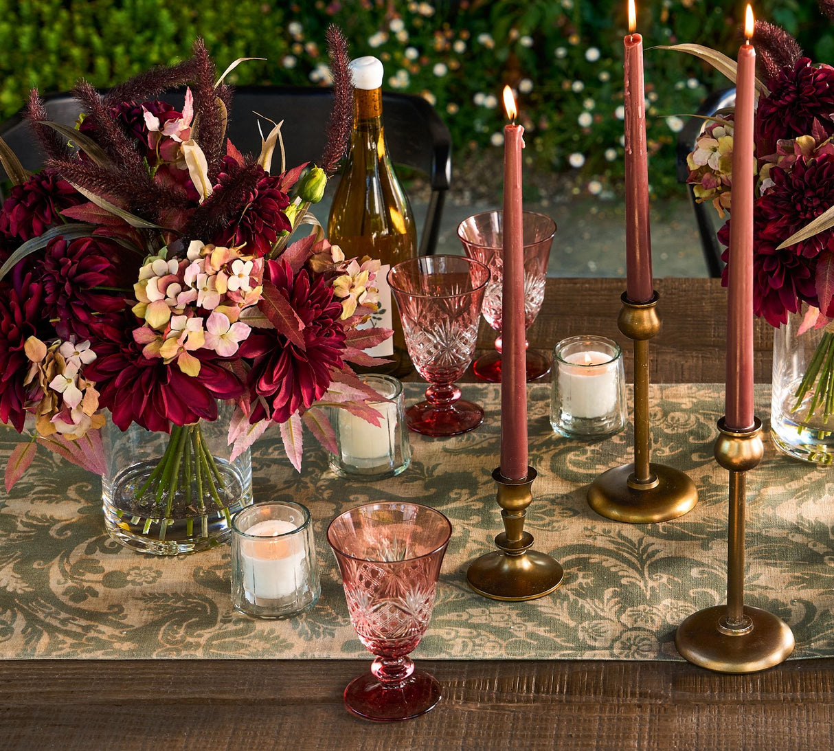 Antique Cut Glass Goblets