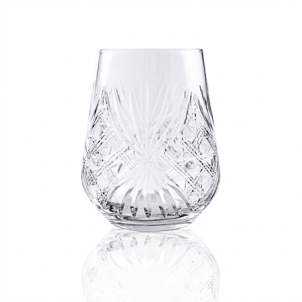 Éclat Stemless Wine Glass - Margerie Crystal USA