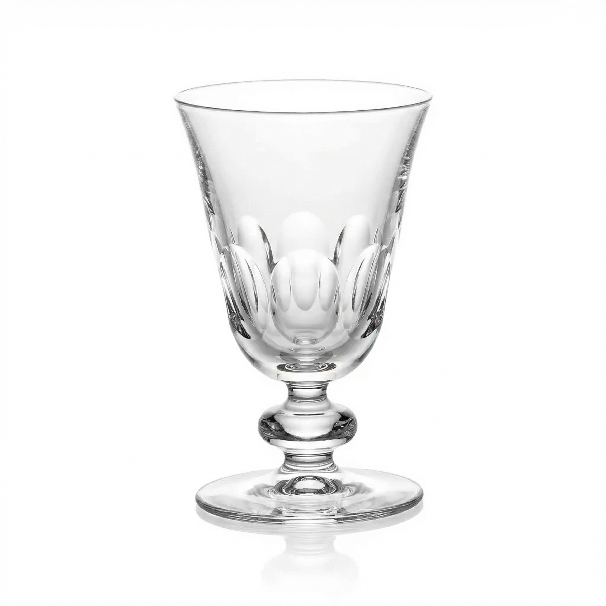 Nora Cut Crystal Wine Goblet - Margerie Crystal USA