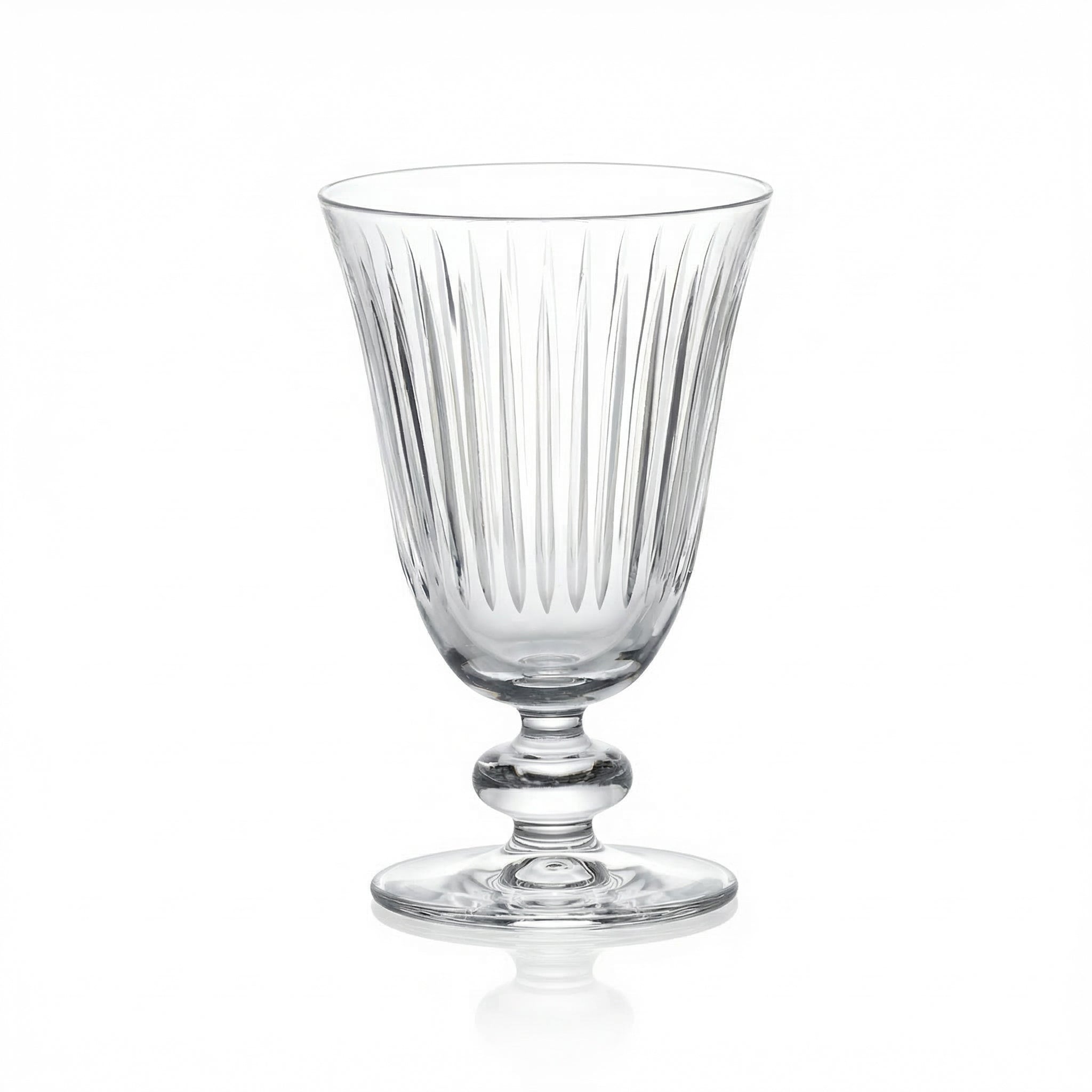Stella Cut Crystal Wine Goblet - Margerie Crystal USA
