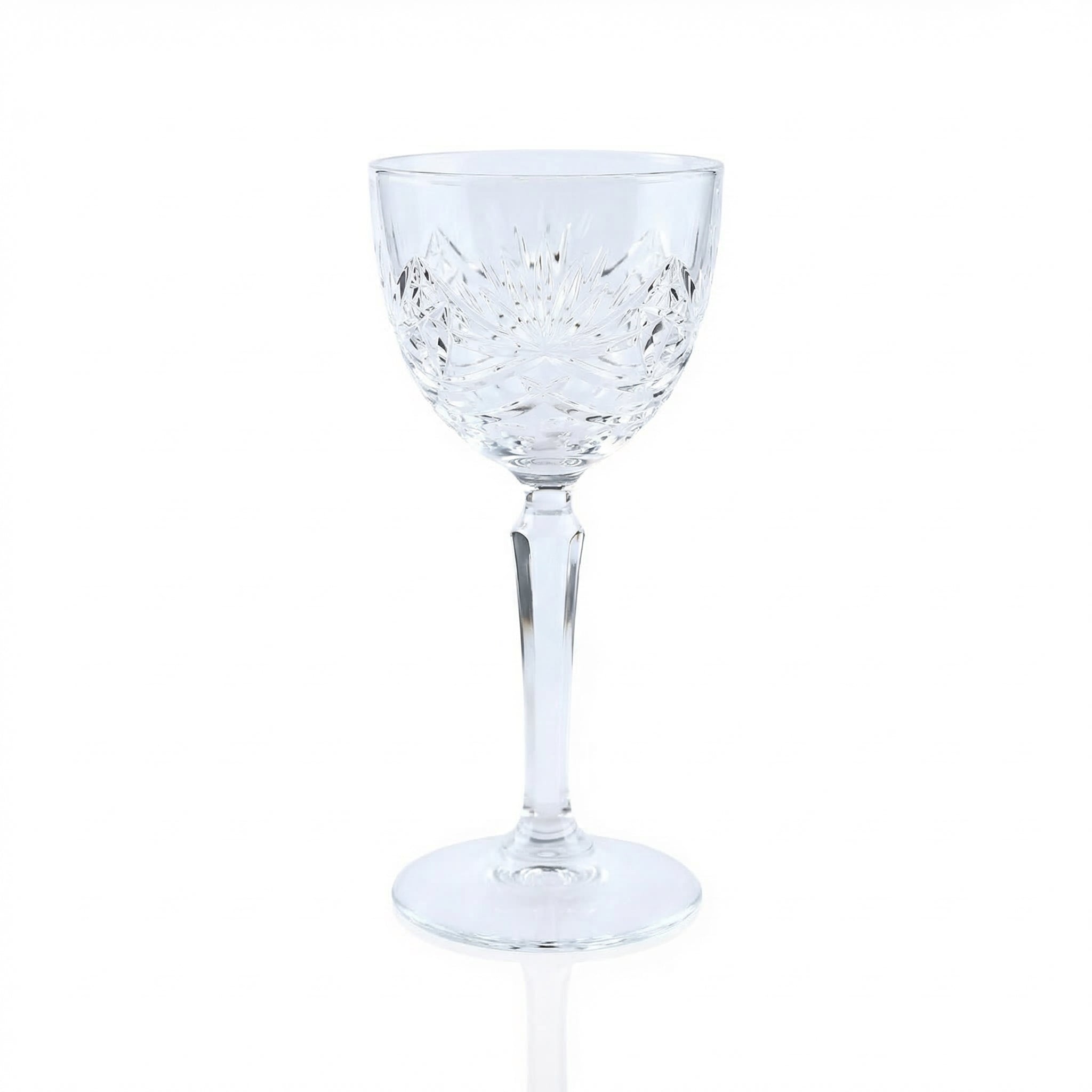 Vintage Cut Crystal Cocktail Glass - Margerie Crystal USA