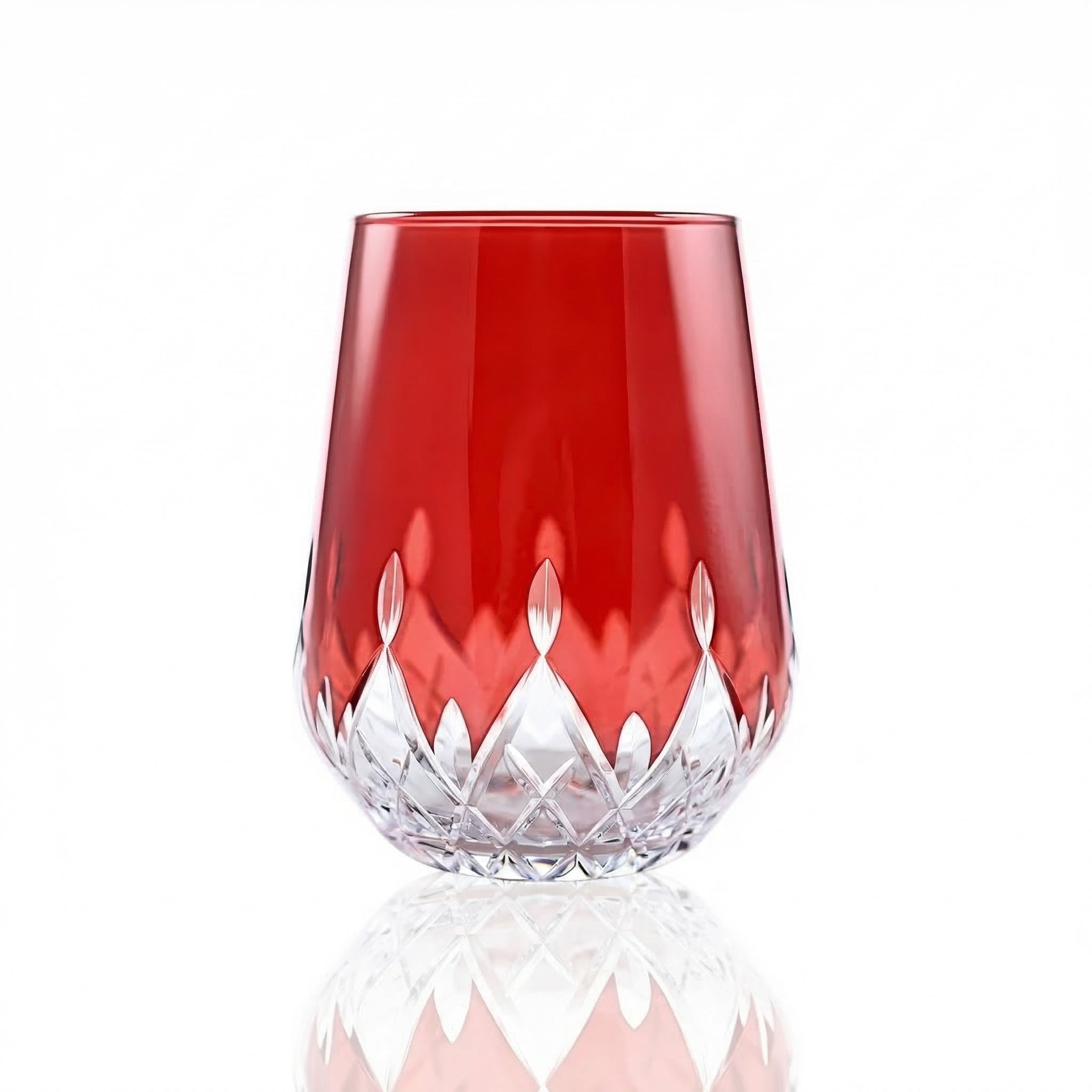 Aria Stemless Wine Glass - Margerie Crystal USA