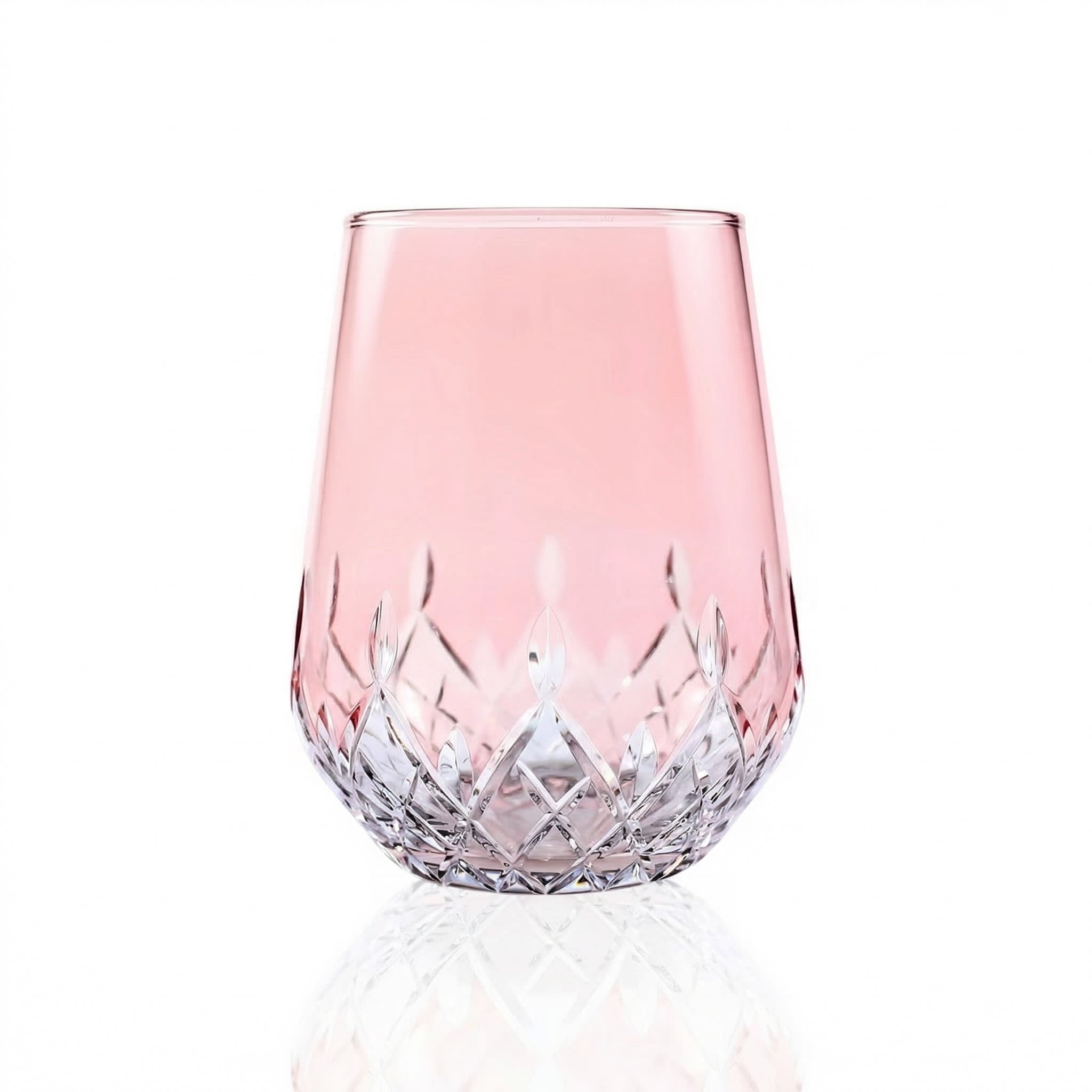 Aria Stemless Wine Glass - Margerie Crystal USA