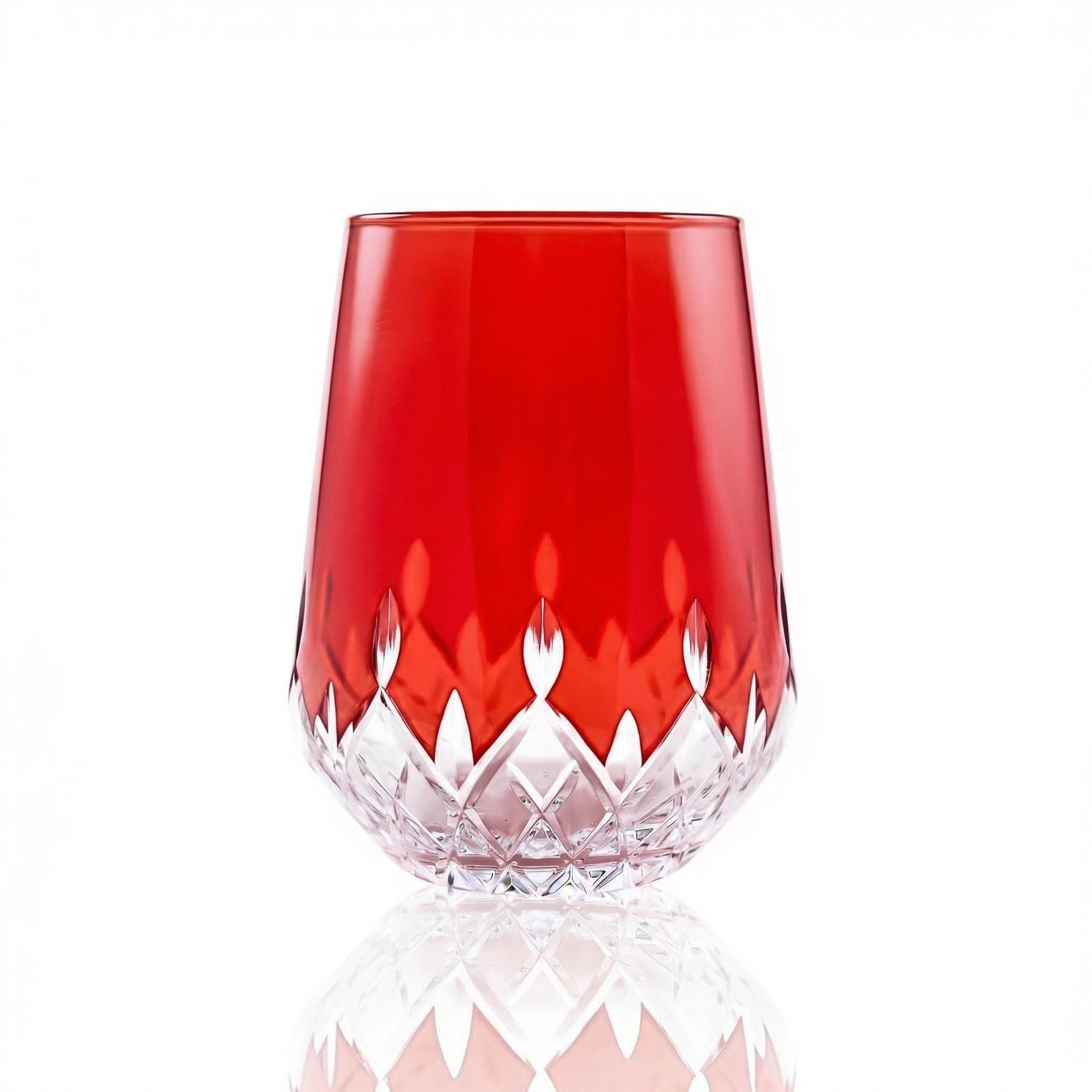 Aria Stemless Wine Glass - Margerie Crystal USA