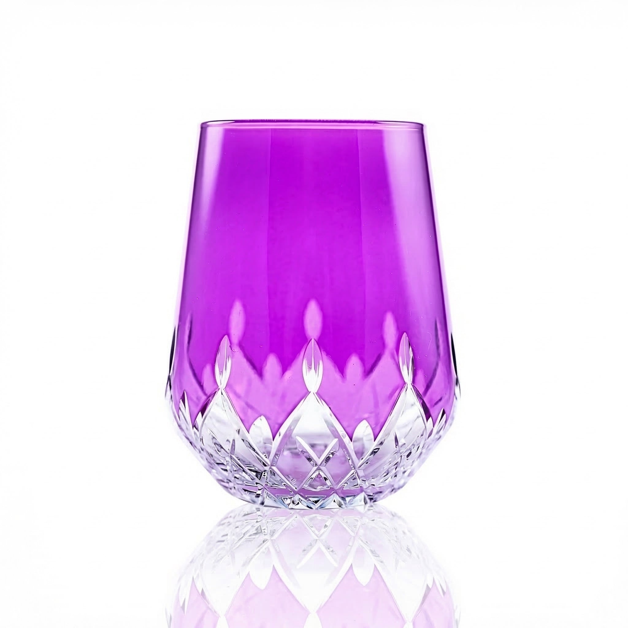 Aria Stemless Wine Glass - Margerie Crystal USA
