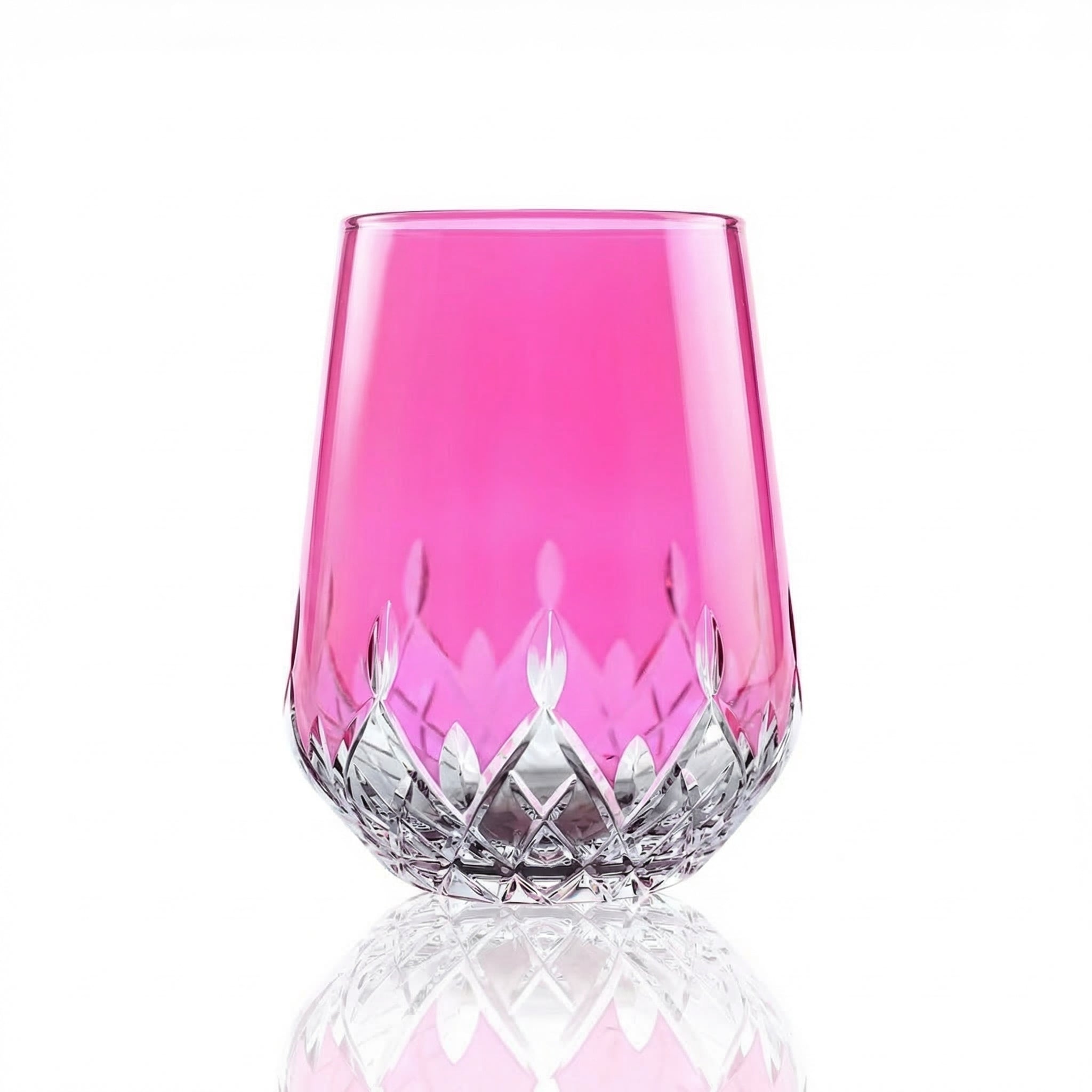 Aria Stemless Wine Glass - Margerie Crystal USA