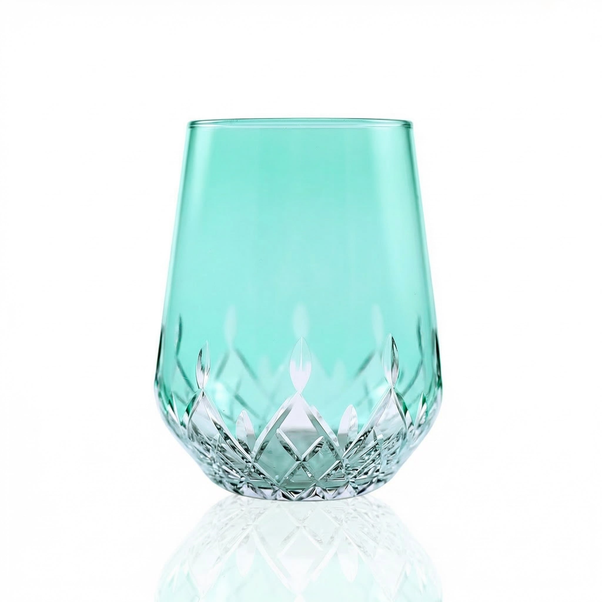 Aria Stemless Wine Glass - Margerie Crystal USA
