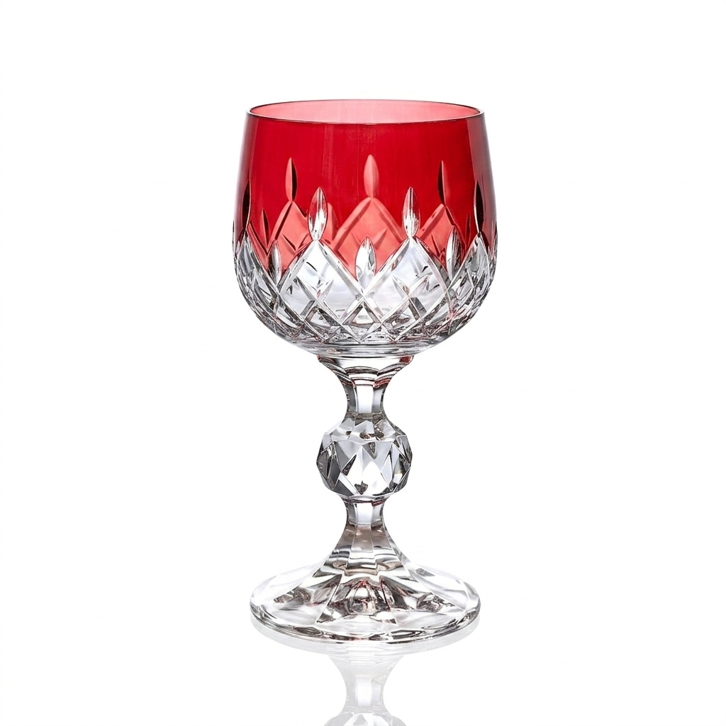Aria Cut Crystal Wine Goblet