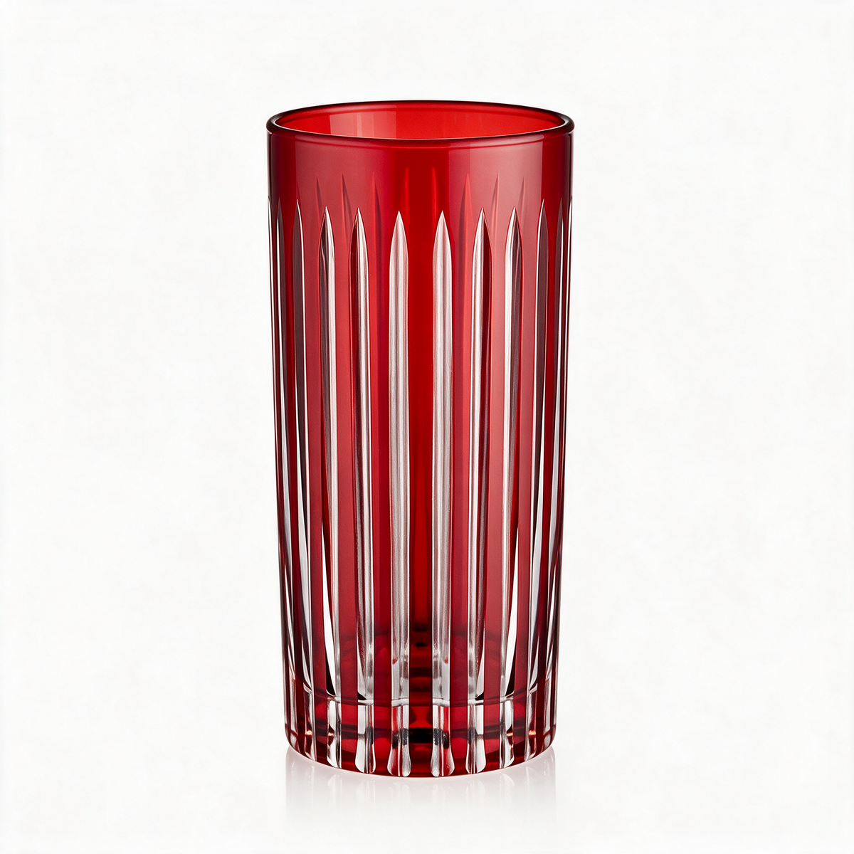 Verre long drink en cristallin taillé Stella