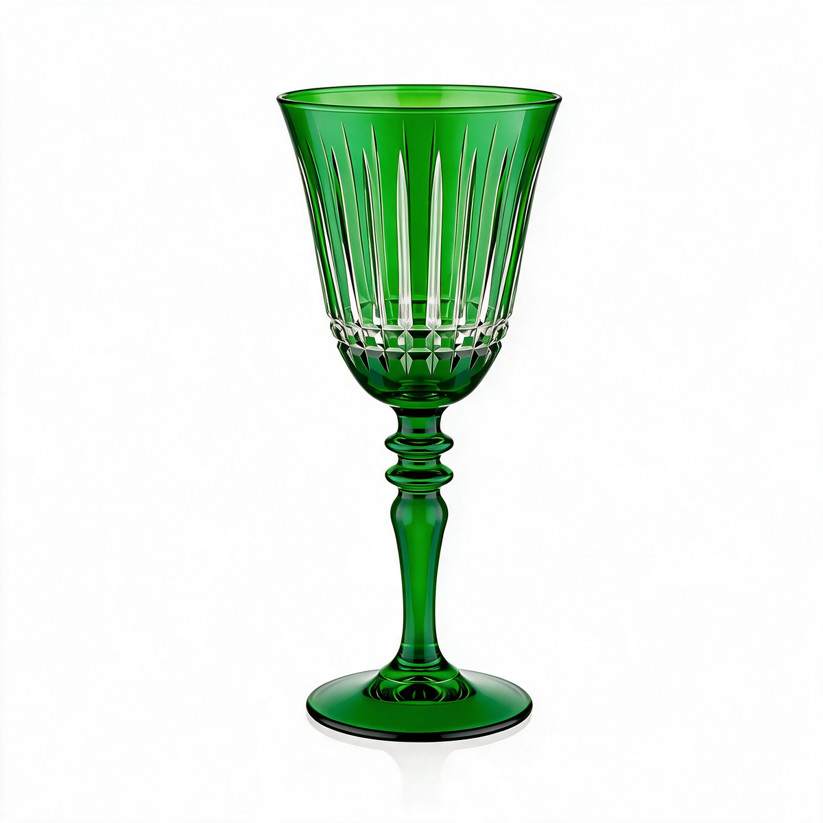 Verre à vin en cristallin taillé Luna