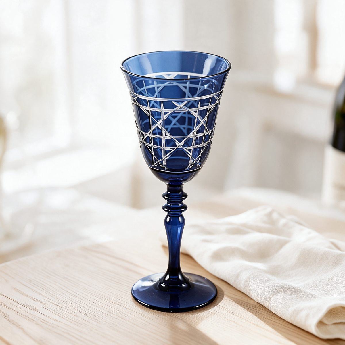 Gloria Cut Crystal Wine Glass