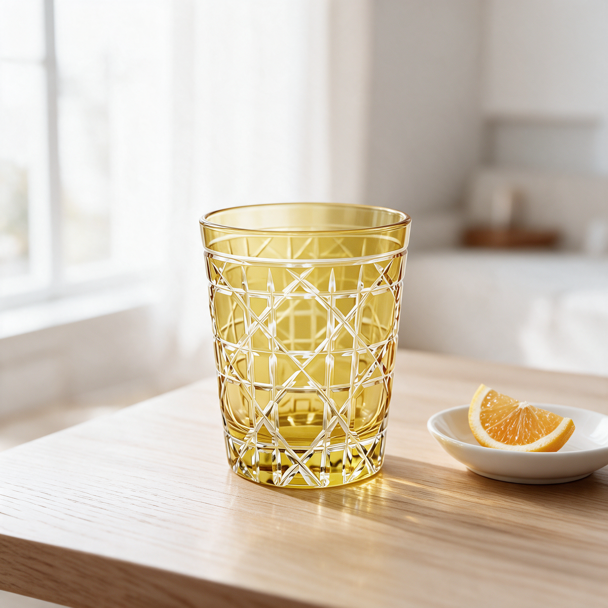 Gloria Cut Crystal Tumbler - Margerie Crystal USA
