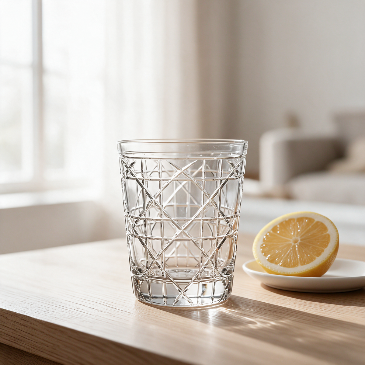 Gloria Cut Crystal Tumbler - Margerie Crystal USA