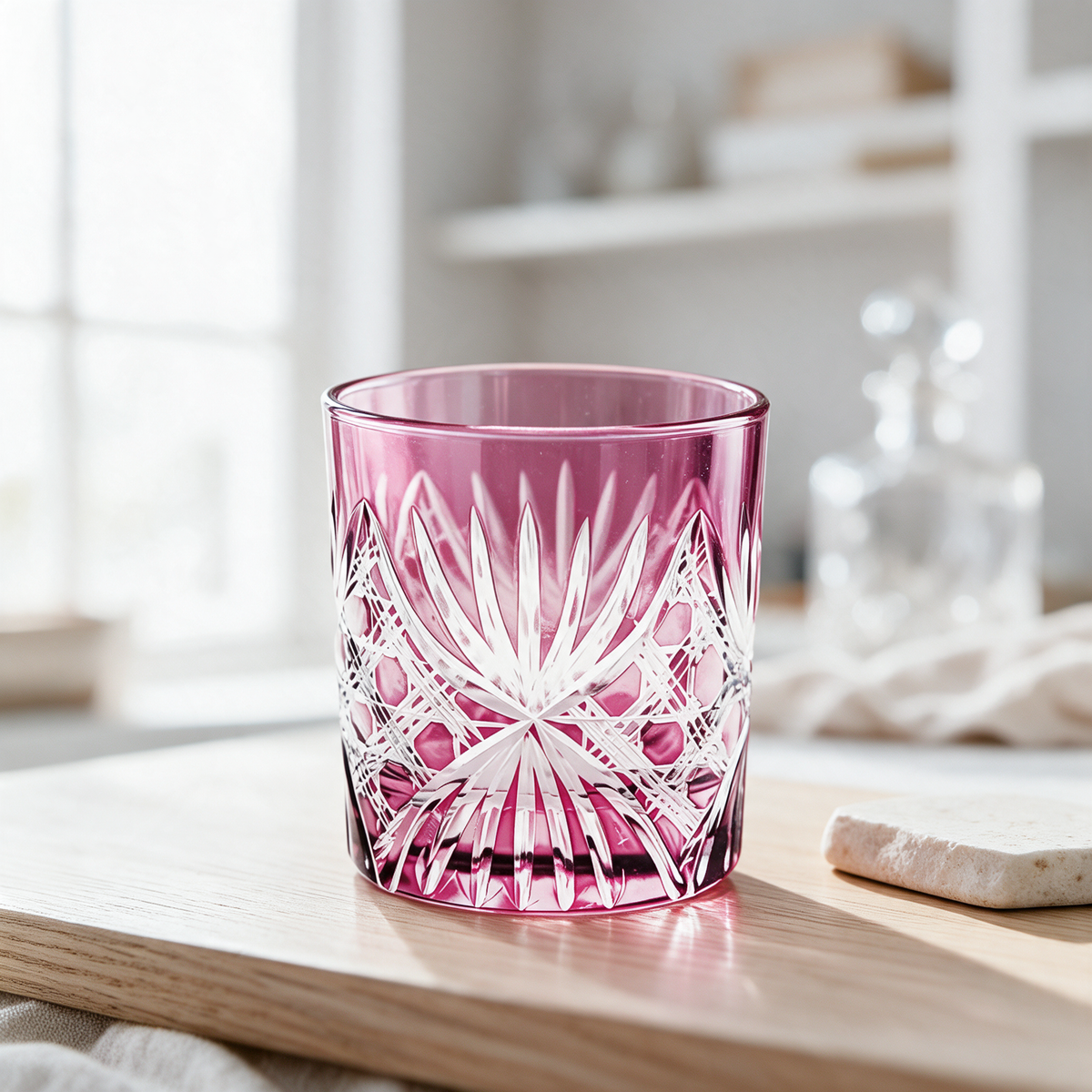 Éclat Old Fashioned Whiskey Glass - Margerie Crystal USA