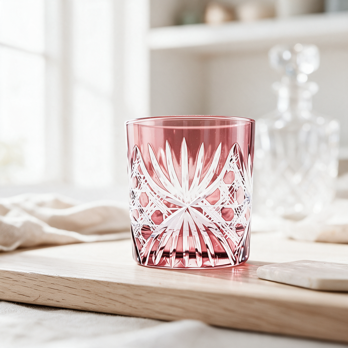 Éclat Old Fashioned Whiskey Glass - Margerie Crystal USA