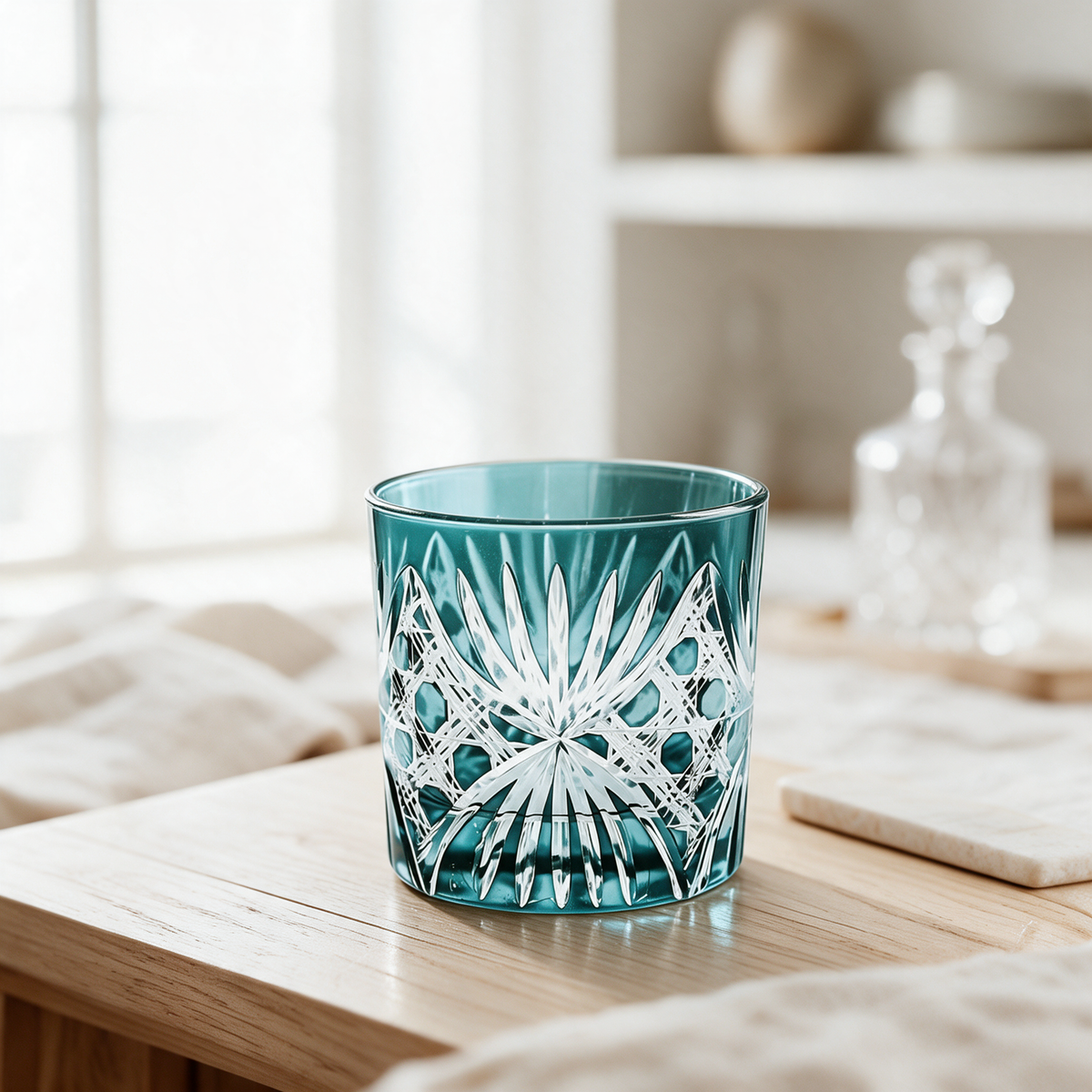 Éclat Old Fashioned Whiskey Glass - Margerie Crystal USA