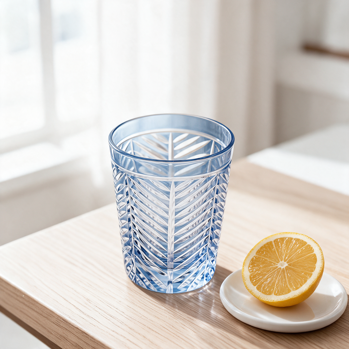 Lanza Cut Crystal Tumbler - Margerie Crystal USA