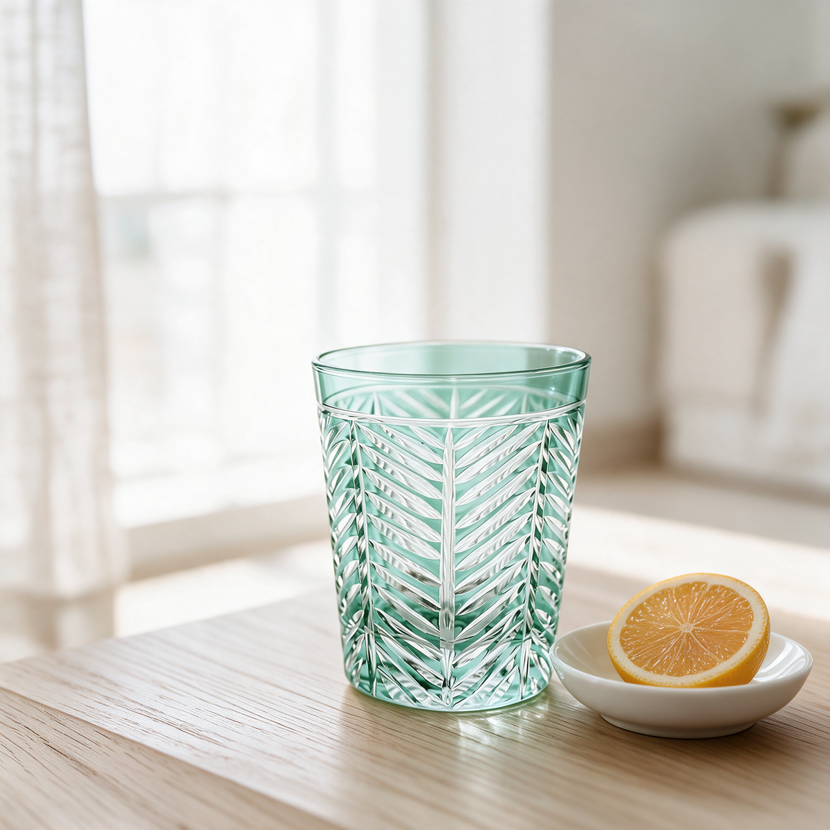 Lanza Cut Crystal Tumbler - Margerie Crystal USA