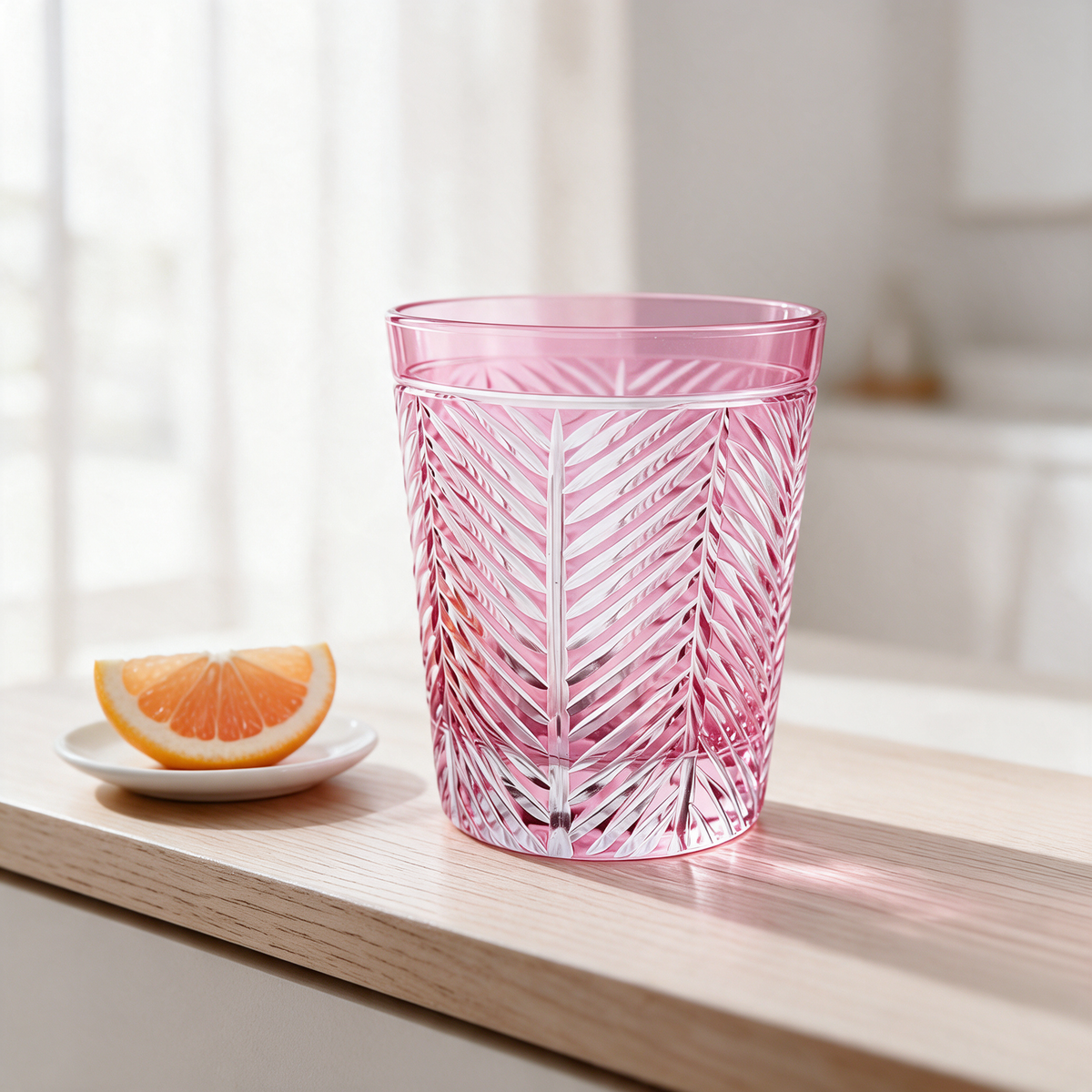Lanza Cut Crystal Tumbler - Margerie Crystal USA