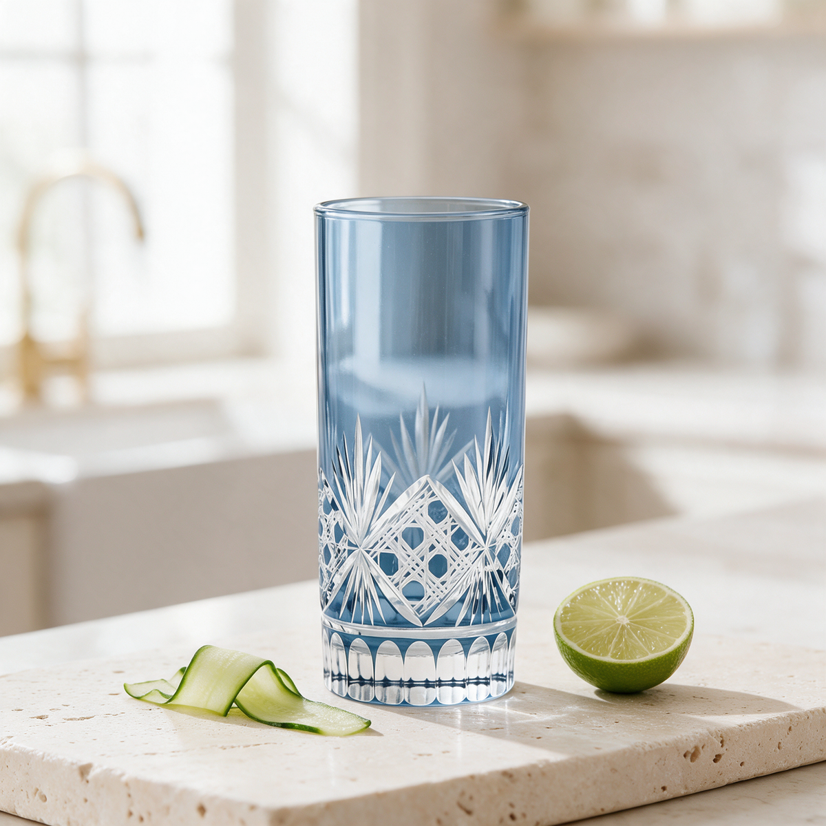 Victorian Cut HighBall Glass