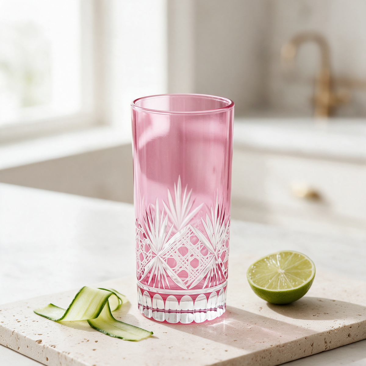 Victorian Cut HighBall Glass