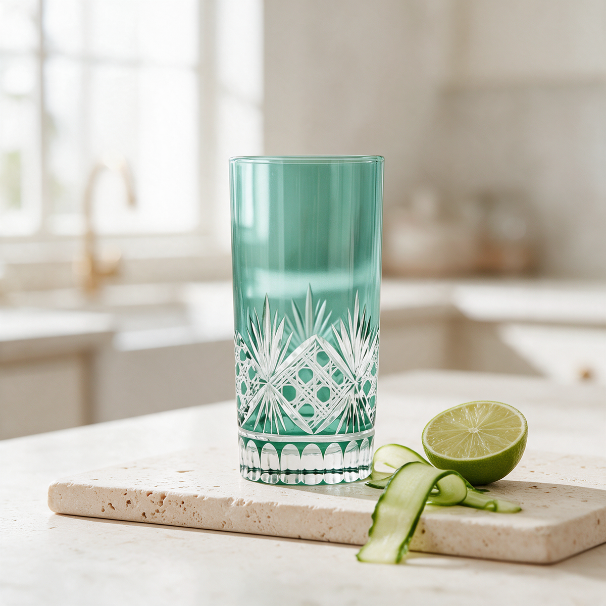 Victorian Cut HighBall Glass