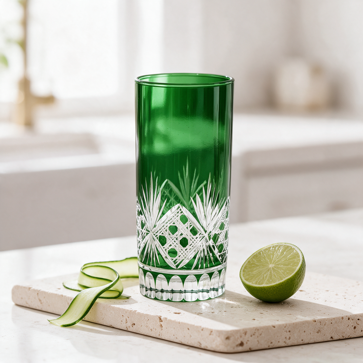 Victorian Cut HighBall Glass