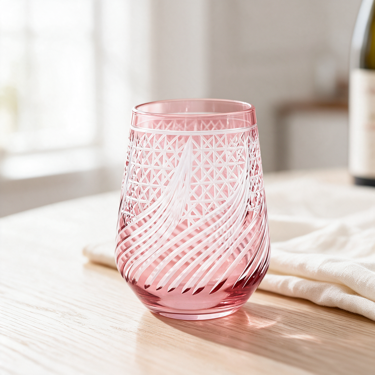 Aurora Stemless Wine Glass