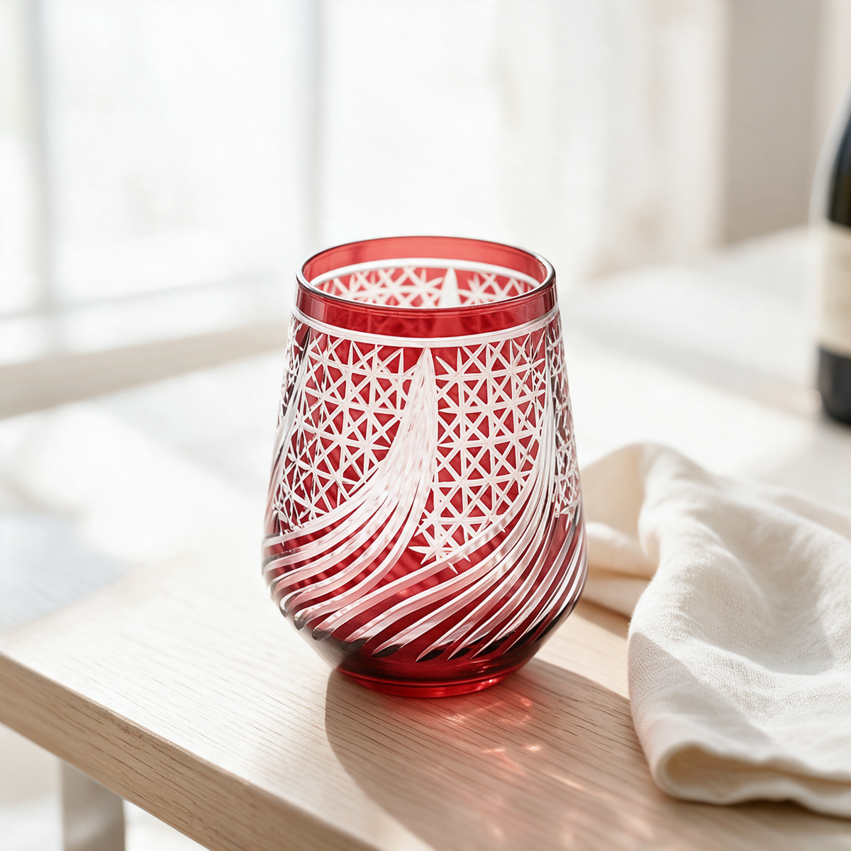 Aurora Stemless Wine Glass
