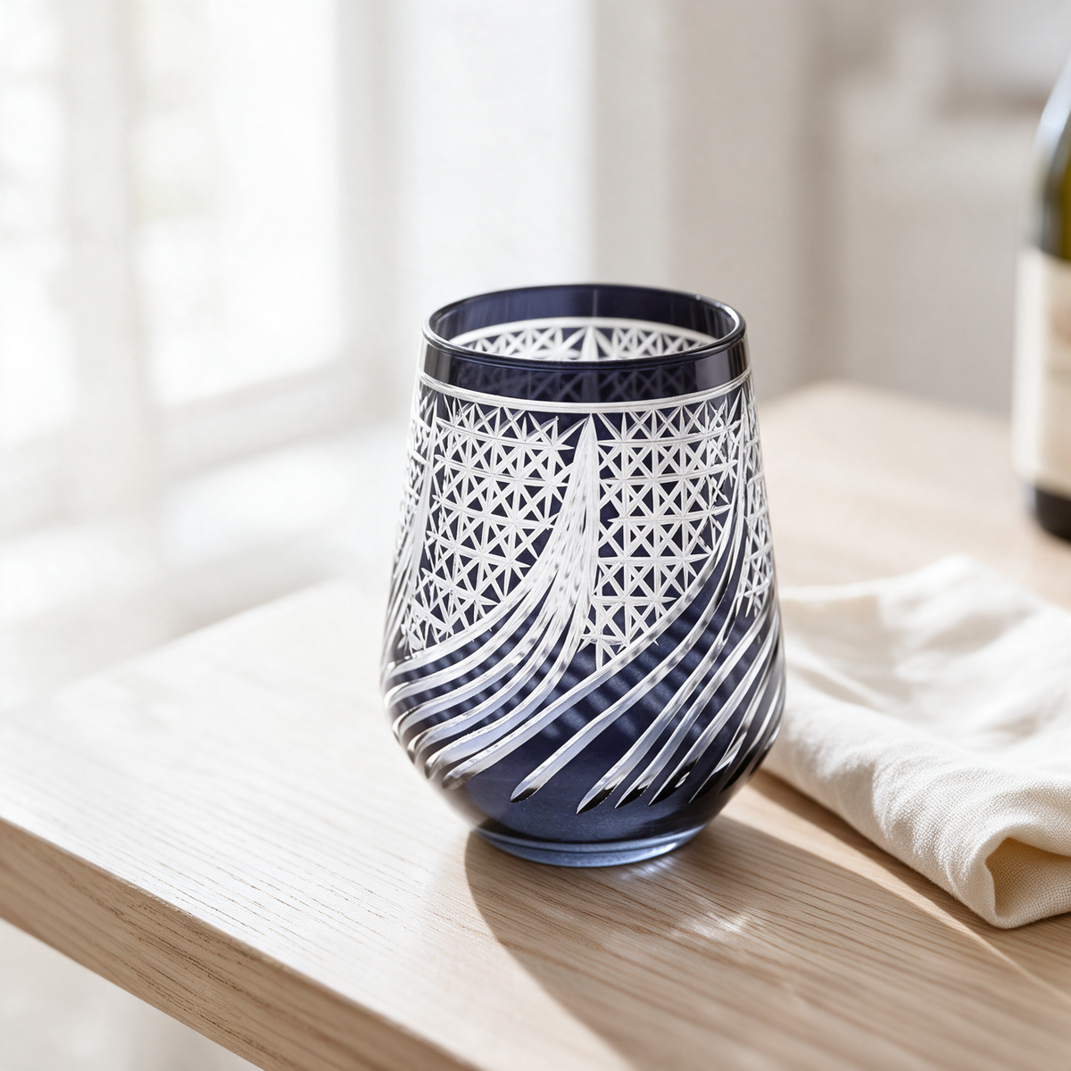 Aurora Stemless Wine Glass