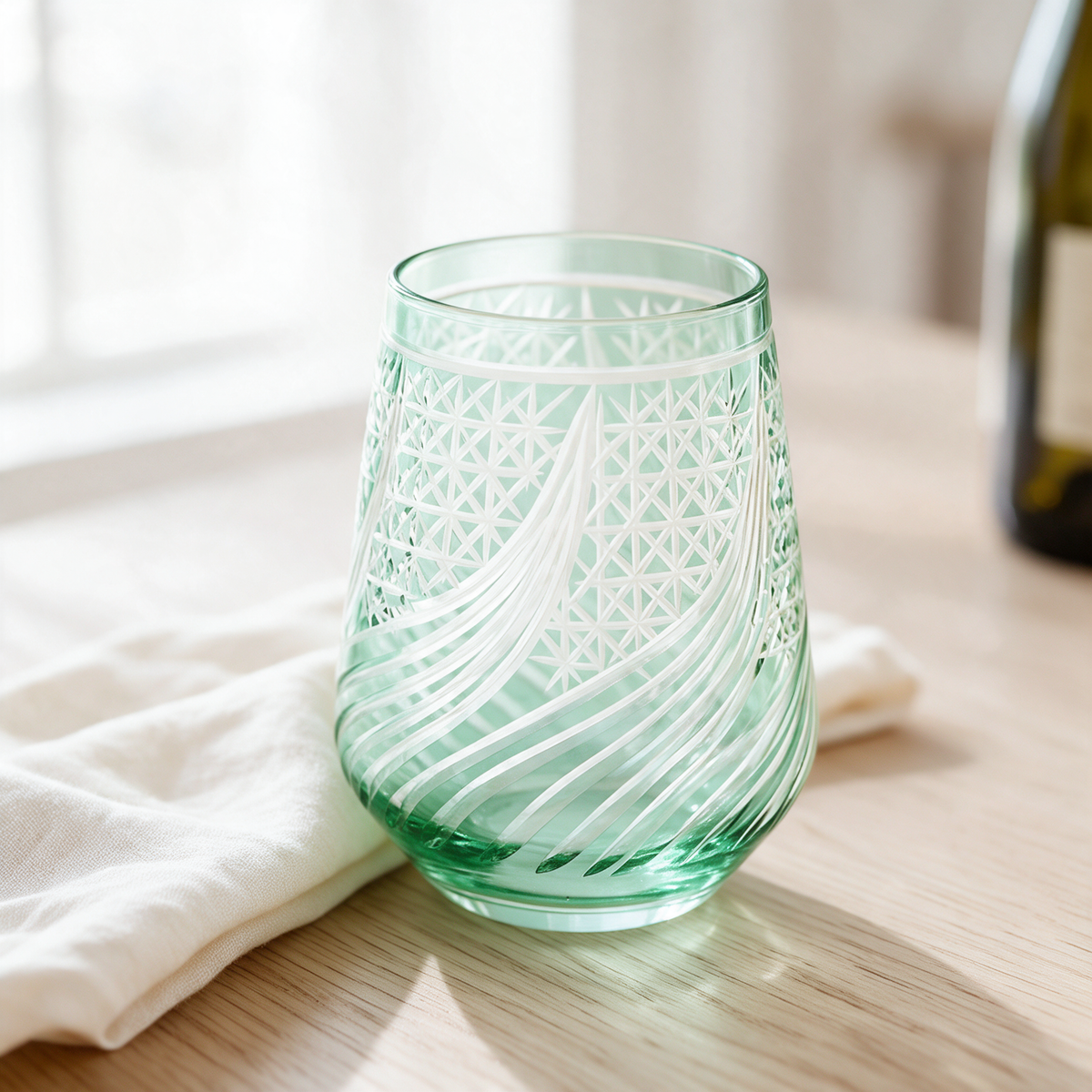 Aurora Stemless Wine Glass