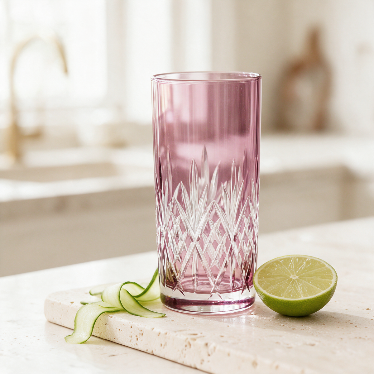 Linka Cut Crystal Highball Glass