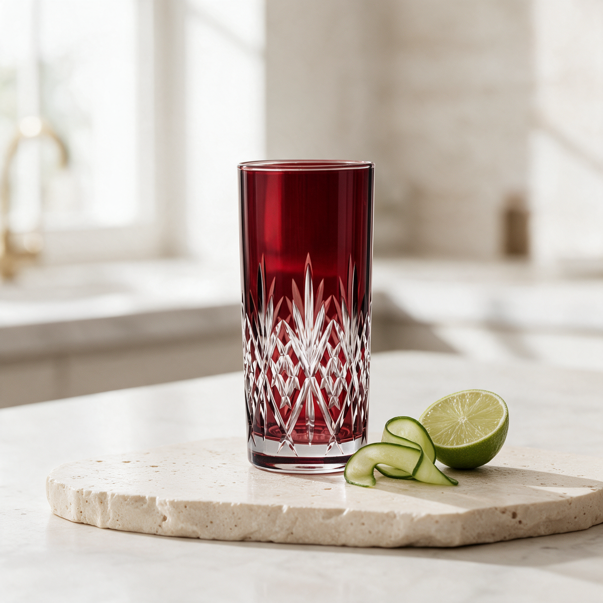 Linka Cut Crystal Highball Glass