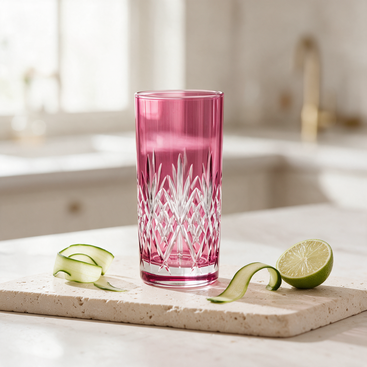Linka Cut Crystal Highball Glass