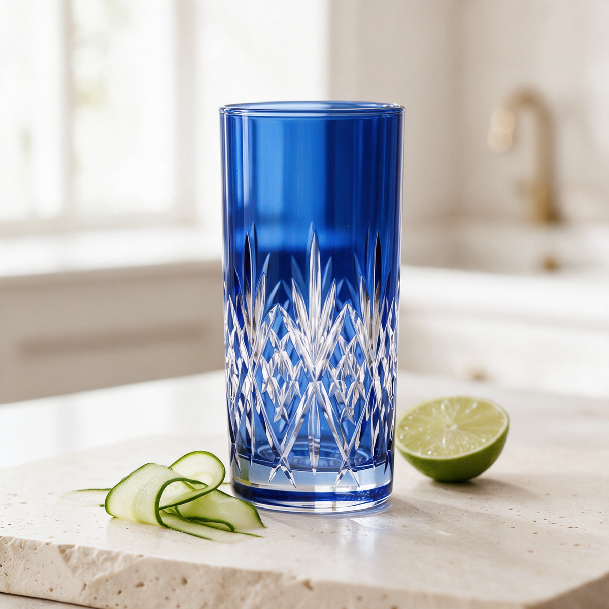 Linka Cut Crystal Highball Glass