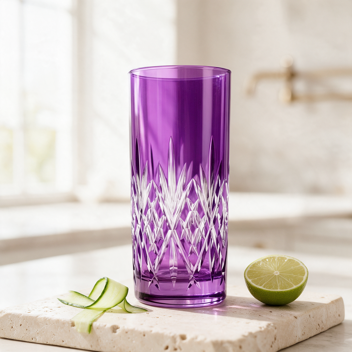 Linka Cut Crystal Highball Glass