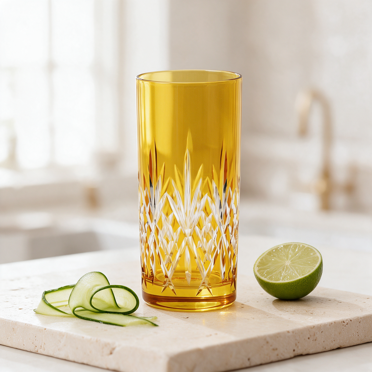 Linka Cut Crystal Highball Glass